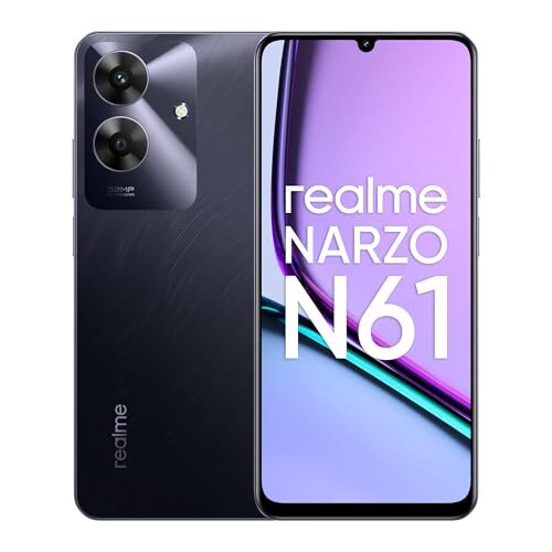 realme narzo N53 (Feather Gold, 6GB+128GB) 33W Segment Fastest Charging | Slimmest Phone in Segment | 90 Hz Smooth Display